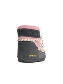 Moonboot 'Icon Low' Pink Suede Boots