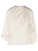 Simkhai 'Eliora' Blouse In Cream Acetate Blend