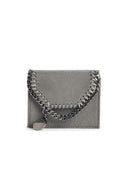 Stella Mc Cartney 'Falabella Tri Fold' Wallet In 'Shaggy Deer' Grey