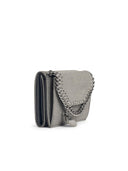 Stella Mc Cartney 'Falabella Tri Fold' Wallet In 'Shaggy Deer' Grey