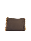 Stella Mc Cartney 'Tote Mini Falabella' Mocha Vegan Suede Bag