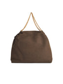 Stella Mc Cartney 'Tote Falabella' Brown Vegan Lear Bag With Drawstring