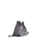 Stella Mc Cartney 'Falabella Coulisse' Mini Bag In Grey 'Shaggy Deer'