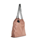 Stella Mc Cartney Sac à Bandoulière 'Falabella' Avec Cordon De Serrage En Couleur Terra Di Siena 'Shaggy Deer'