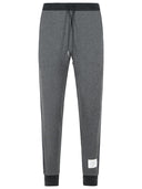 Thom Browne 'Jogger' Grey Cotton Pants