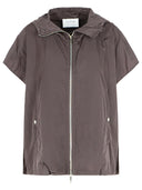Trench oversize in taffetà caffè Sportmax "Barbra".