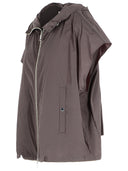 Trench oversize in taffetà caffè Sportmax "Barbra".