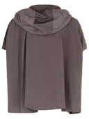 Trench oversize in taffetà caffè Sportmax "Barbra".