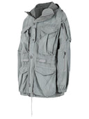 Maison Margiela Grey Green Cotton Blend Parka