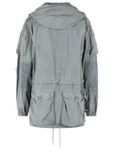 Maison Margiela Grey Green Cotton Blend Parka