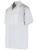 Maison Margiela Cotton Shirt With Grey Bowling Collar