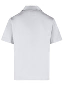 Maison Margiela Cotton Shirt With Grey Bowling Collar
