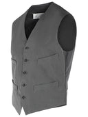 Maison Margiela Grey Cotton And Silk Vest