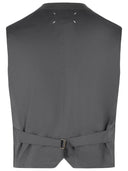 Maison Margiela Grey Cotton And Silk Vest