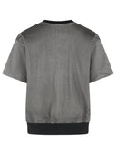 Maison Margiela Viscose And Grey Cotton T Shirt