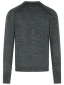 Maison Margiela Cardigan en laine mélangée gris foncé