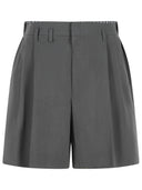 Maison Margiela Grey Cotton Blend Bermuda Shorts