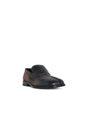 Maison Margiela 'Tabi City' Black And Brown Lear Loafers