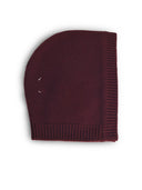 Maison Margiela Cappuccio In Lana Vergine Bordeaux