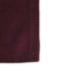 Maison Margiela Cappuccio In Lana Vergine Bordeaux