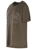 Maison Margiela Dark Brown Cotton T Shirt