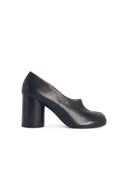 Maison Margiela Czarne czółenka „Tabi Pump” z learem