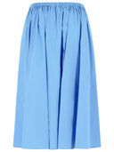Gonna Marni in cotone azzurro