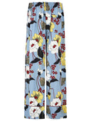 Marni Light Blue Viscose Trousers