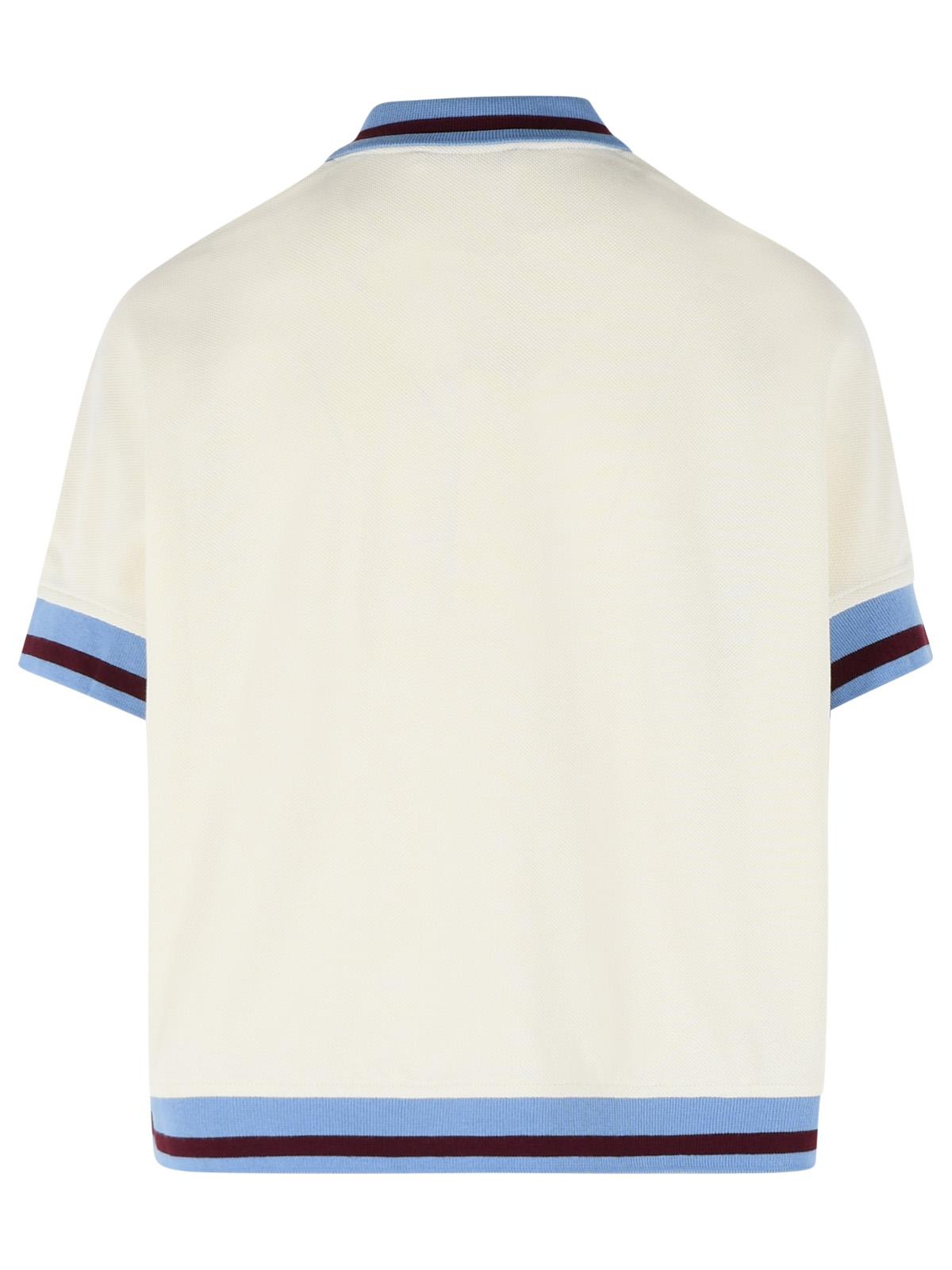 Marni Ivory Cotton Polo Shirt