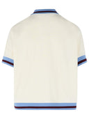 Marni Ivory Cotton Polo Shirt