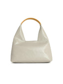 Marni 'Trapeze' Mini Grey Lear håndtaske