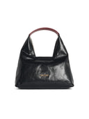 Marni 'Trapeze' Mini Black Lear håndtaske
