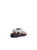 Marni 'Fussbett' Light Blue Lear Sandals