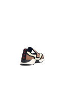 Marni 'Running Mary Jane' Sneakers In Brown And Cream Fabric