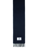 Marni Dark Blue Brushed Alpaca Blend Scarf