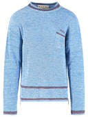 Marni Light Blue Cotton Sweater