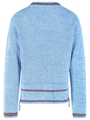 Marni Light Blue Cotton Sweater