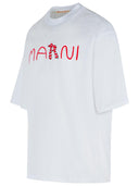 Marni White Cotton T Shirt