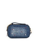 Marc Jacobs () Niebieska torba dżinsowa „Trinket Charm Snapshot”.
