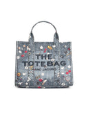 Marc Jacobs () ' Middelgrote draagtas L'oeil Trinket Canvas' blauwe spijkertas