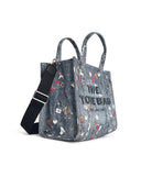 Marc Jacobs () ' Middelgrote draagtas L'oeil Trinket Canvas' blauwe spijkertas