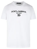 Dolce & Gabbana White Cotton T Shirt