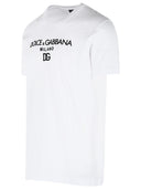 Dolce & Gabbana White Cotton T Shirt