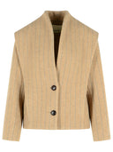 Isabel Marant 'Dyogo' Beige Wool Blend Jacket