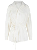 Isabel Marant 'Keren' Dress In White Modal Blend