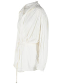 Isabel Marant 'Keren' Dress In White Modal Blend