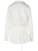 Isabel Marant 'Keren' Dress In White Modal Blend
