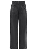 Isabel Marant Black 'Ireme' Denim Workwear Pants