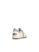 Golden Goose 'Ball Star' White Lear Sneakers