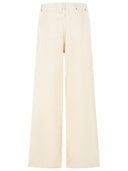 Golden Goose 'Melody' Cream Cotton Patalone